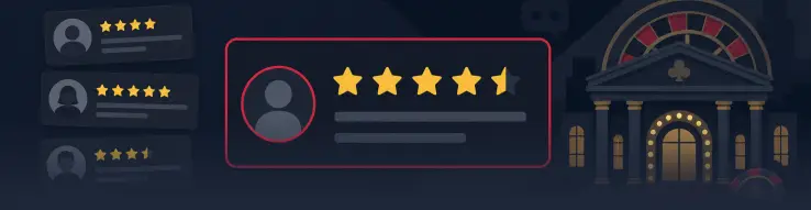 Player reviews and star ratings for land-based casinos in Canada