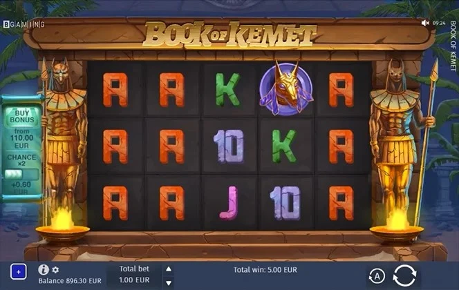 10. Book of Kemet (BGaming)