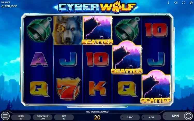2. Cyber Wolf (Endorphina)