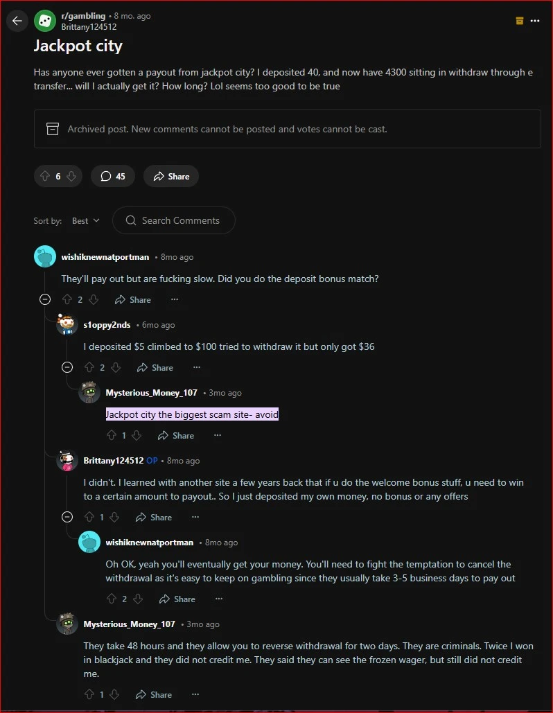 Player Complaints: Non-Payments, Bans, and Fraud Allegations