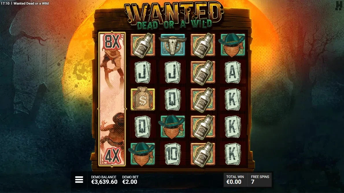 8. Wanted Dead or a Wild (Hacksaw Gaming)