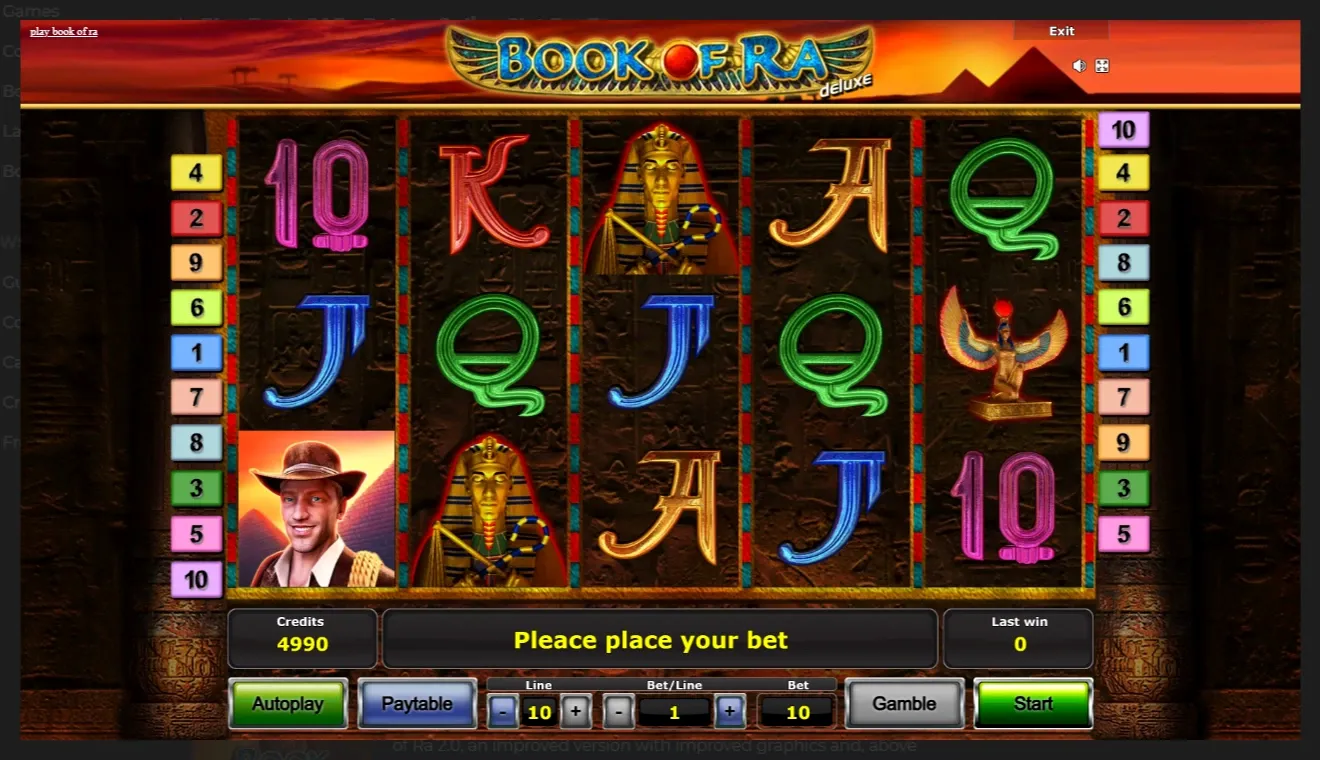 Book of Ra Deluxe (Novomatic) - The Original Classic