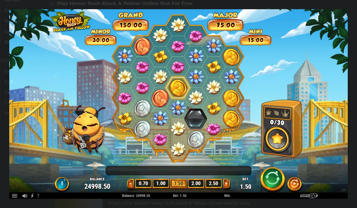 Honey Rush Black & Yellow