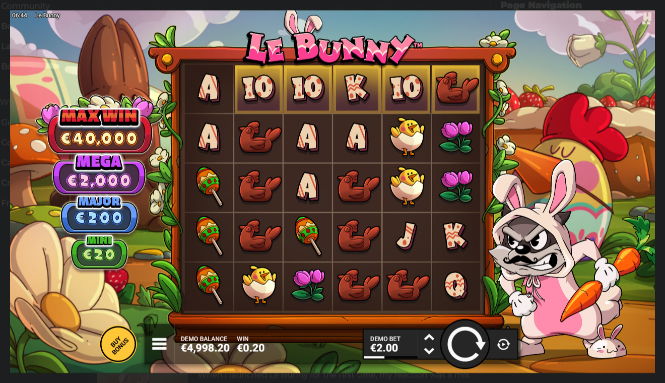 Le Bunny By Hacksaw Gaming