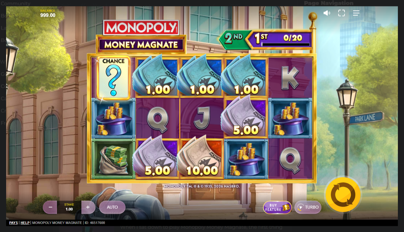 Monopoly Money Magnate By Red Tiger Gaming