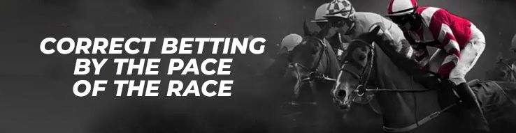 CORRECT BETTING BY THE PACE OF THE RACE