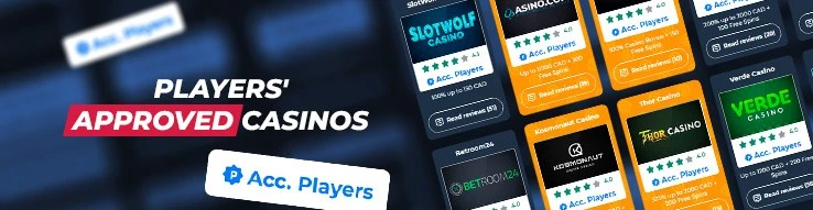 players’ accredited casinos