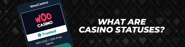 What are casino statuses