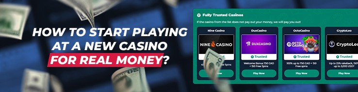start playing at online casino