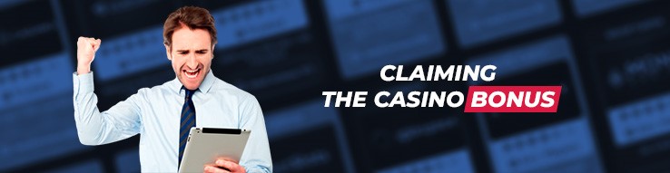 claim casino bonus