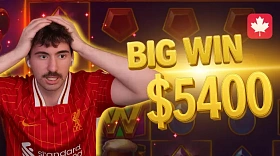 Incredible luck: Streamer hit the jackpot of $5400 from a bet of less than a dollar!