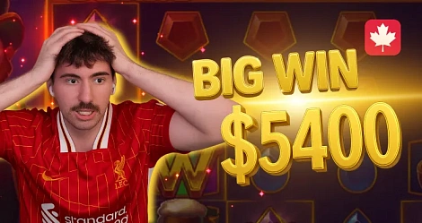 Incredible luck: Streamer hit the jackpot of $5400 from a bet of less than a dollar!