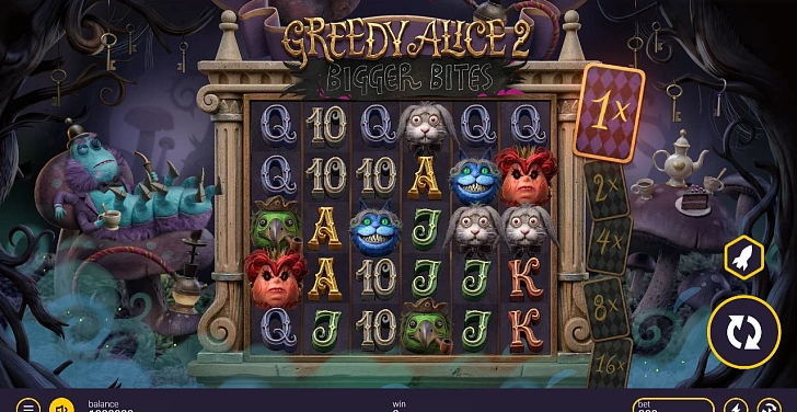 Gameplay process: wins, multipliers and cascade behaviour.