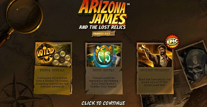 Base game: layout, bet controls and balance display.