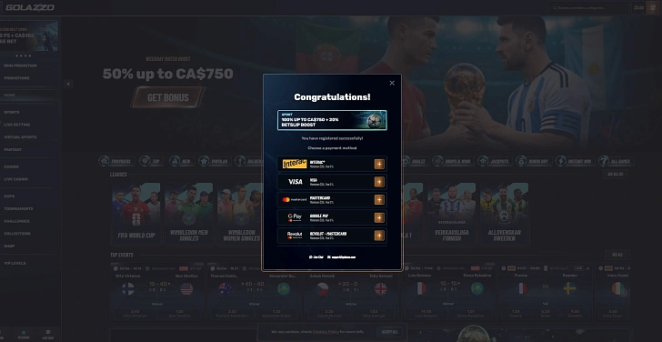 Screenshot 20Bet