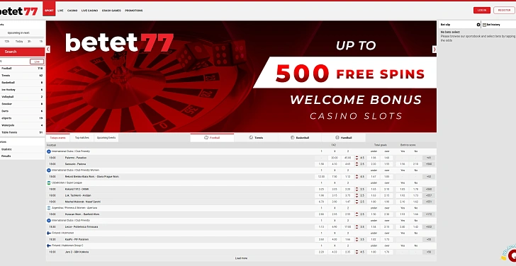 Screenshot 20Bet