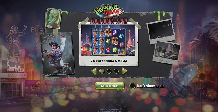 Base game: layout, bet controls and balance display.