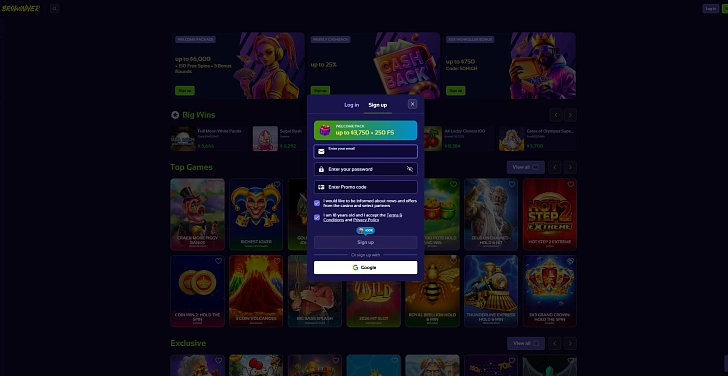 Screenshot 20Bet