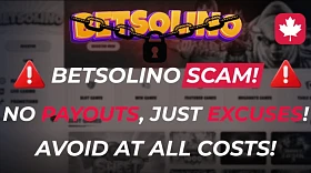 How Betsolino Casino Deceives Players: 1100€ Disappeared Without a Trace!