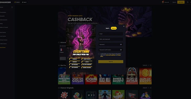 Screenshot 20Bet