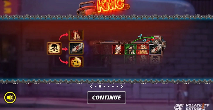 Base game: layout, bet controls and balance display.