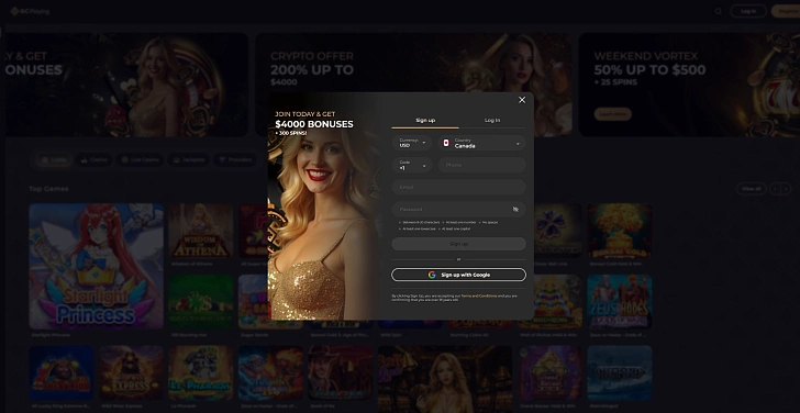Screenshot 20Bet