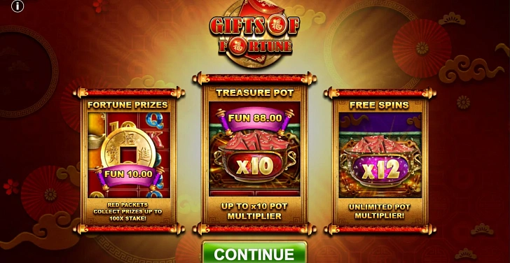Base game: layout, bet controls and balance display.