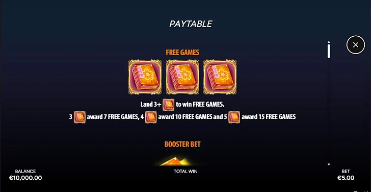Settings: RTP, game rules, stakes and info panel.