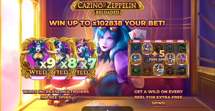 Base game: layout, bet controls and balance display.