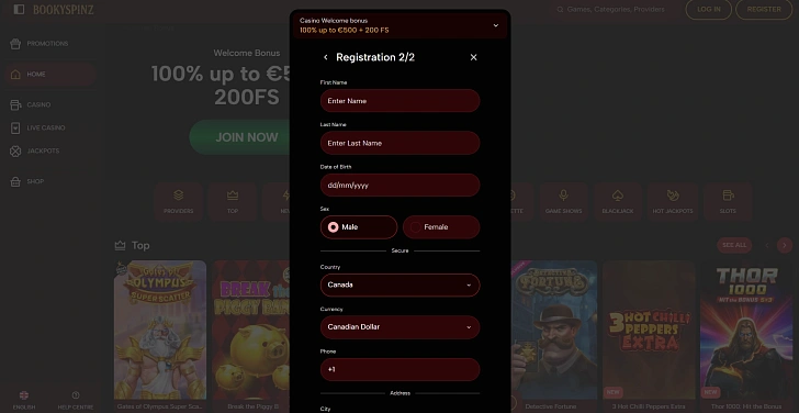 Screenshot 20Bet