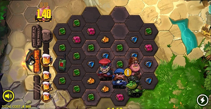 Bonus game: free spins, retriggers and bonus-round rules.