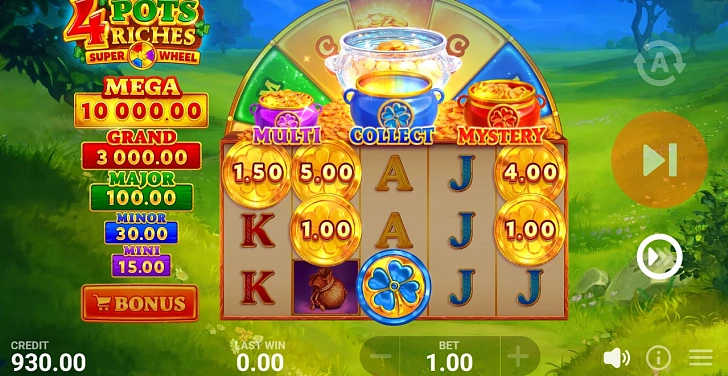 Bonus game: free spins, retriggers and bonus-round rules.