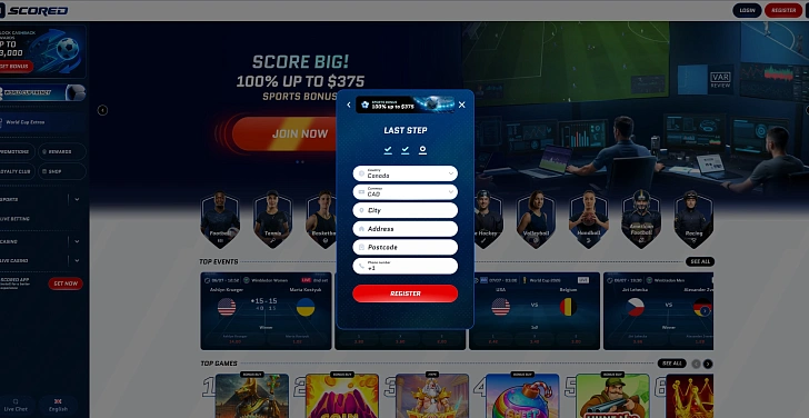Screenshot 20Bet