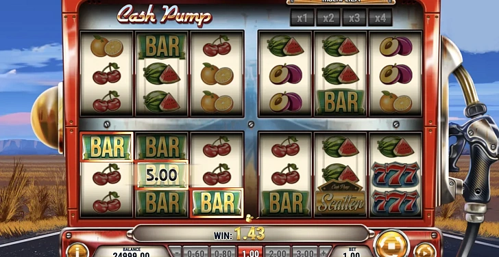 Gameplay process: wins, multipliers and cascade behaviour.