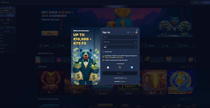 Screenshot 20Bet