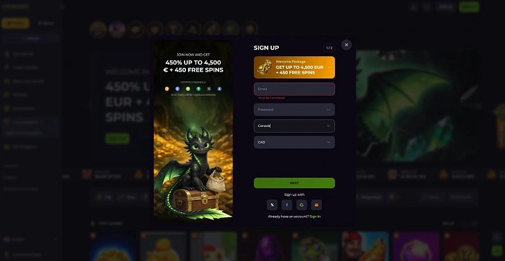 Screenshot 20Bet