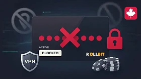 Rollbit blocked a player with a balance of around $250,000 over VPN use and breaches of the rules