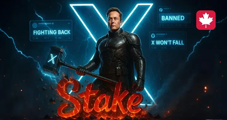 How Stake was advertised in X through a massive butthurt