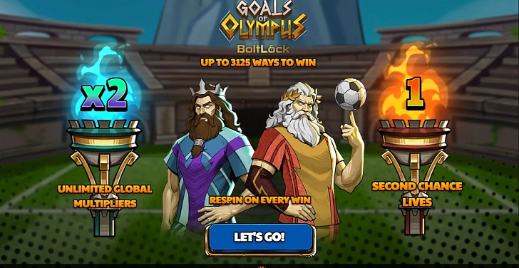 Base game: layout, bet controls and balance display.