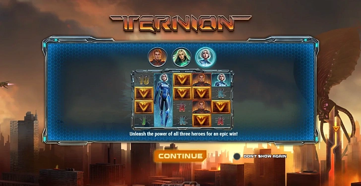 Base game: layout, bet controls and balance display.