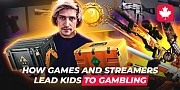 How do computer games and streamers introduce children to casinos?