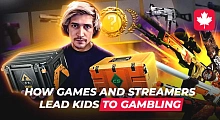 How do computer games and streamers introduce children to casinos?