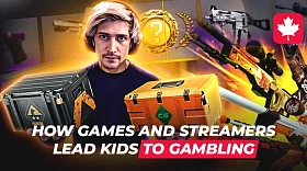 How do computer games and streamers introduce children to casinos?