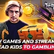How do computer games and streamers introduce children to casinos?
