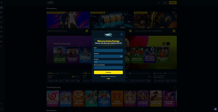 Screenshot 20Bet
