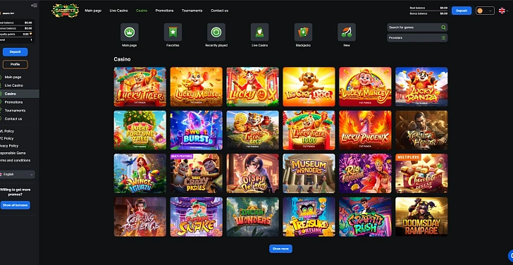 Screenshot 20Bet