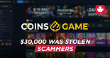 Casino coins.game: How They Scammed a Player for $30,000!