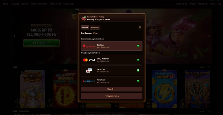 Screenshot 20Bet