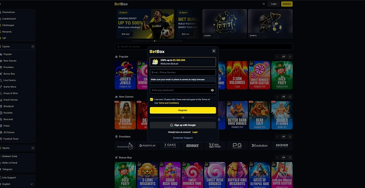 Screenshot 20Bet