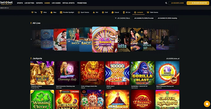 Screenshot 20Bet